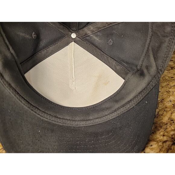 VANS OFF THE WALL HAT ADJUSTABLE SNAPBACK CAP ONE SIZE FITS BLACK - Picture 8 of 9